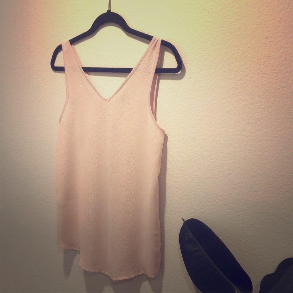 Sheer-Covered Sequence Top